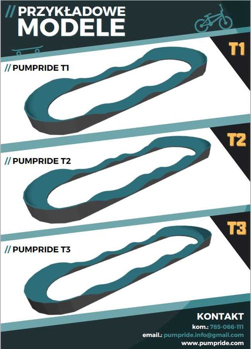Pumptrack modułowy / PumpRide / Sk8yard
