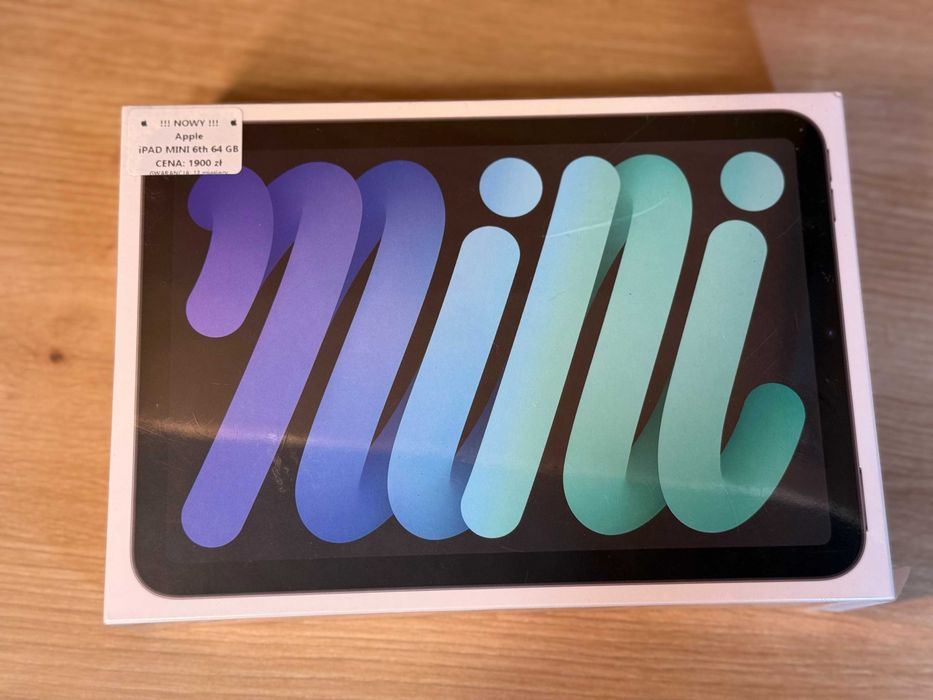 ! NOWY ! Tablet Apple iPad mini 6. generacji 64 GB + GW 12 msc