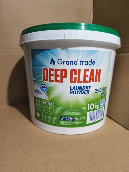 Пральний порошок Deep clean 10кг аква пудра