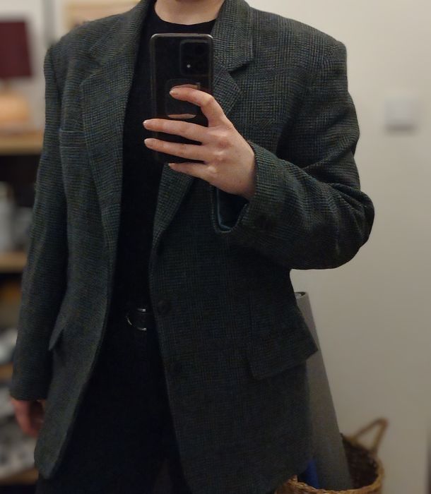 Piękna marynarka wełna oversize unisex