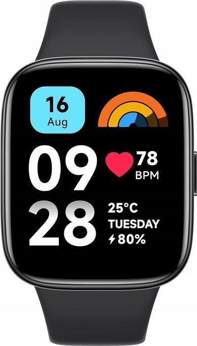 uszkodzony smartwatch xiaomi redmi watch 3 active czarny opis