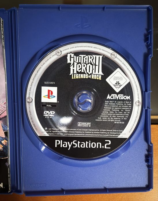 Jogo PS2 Guitar Hero III: Legends of Rock