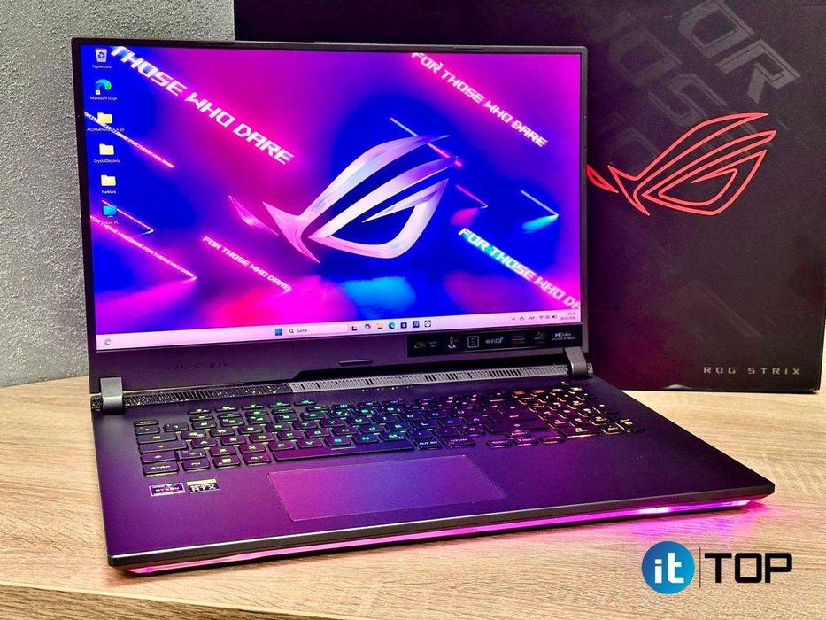 Asus ROG Strix G17 2.5K 240Hz/AMD Ryzen 9-6900HX/16Gb DDR5/RTX 3060 6Гб 192Bit TDP-140Wt/1Tb SSD/G713RM/Ігровий Ноутбук Асус Ідеальний!/Гарантія 3міс
