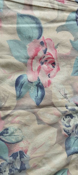 Lençol estampado flores 100% algodão