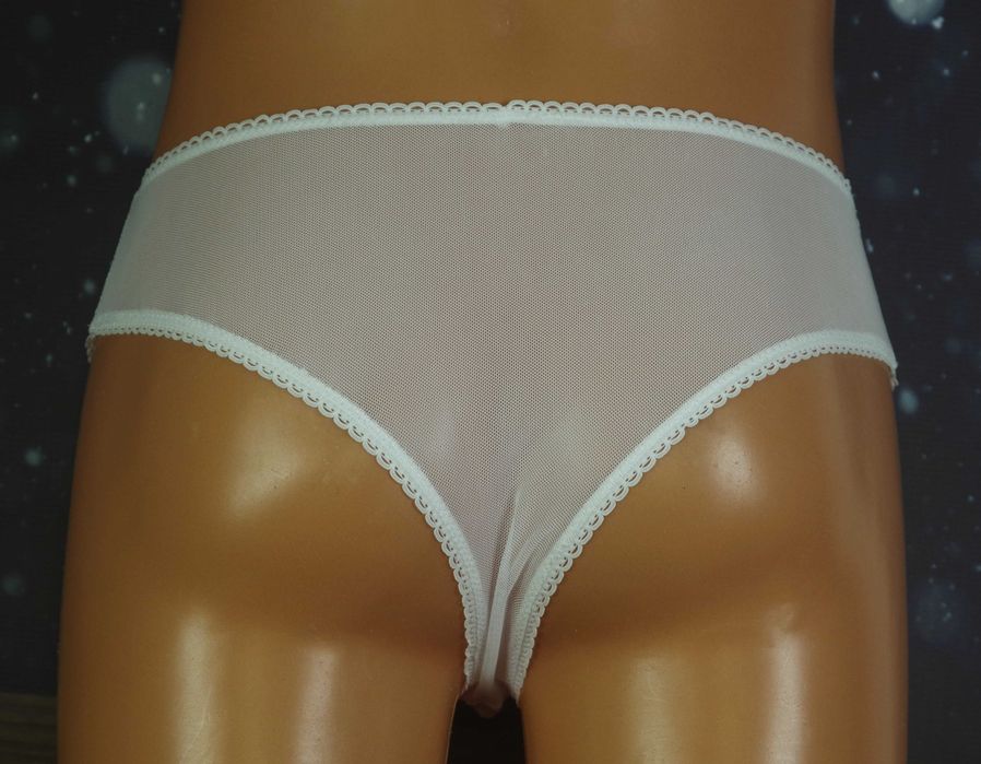 Slipy, brazyliany męskie koronkowe, bielizna crossdress, rozmiar L/XL