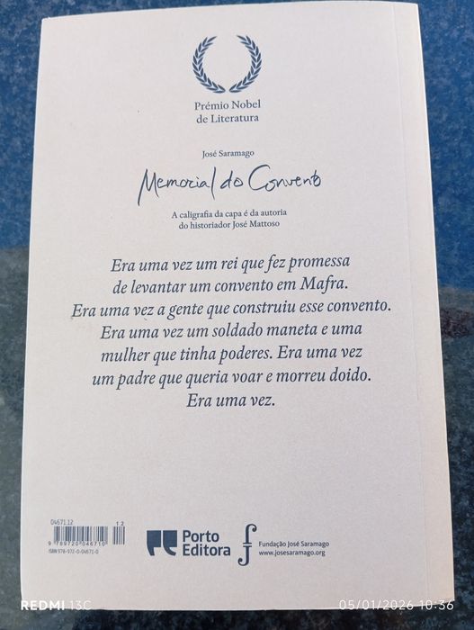 Livro Memorial do Convento