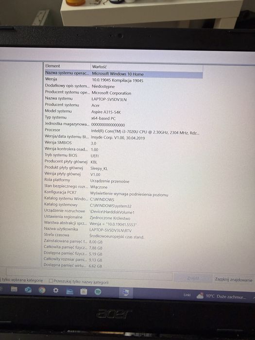 Laptop Acer Aspire 3