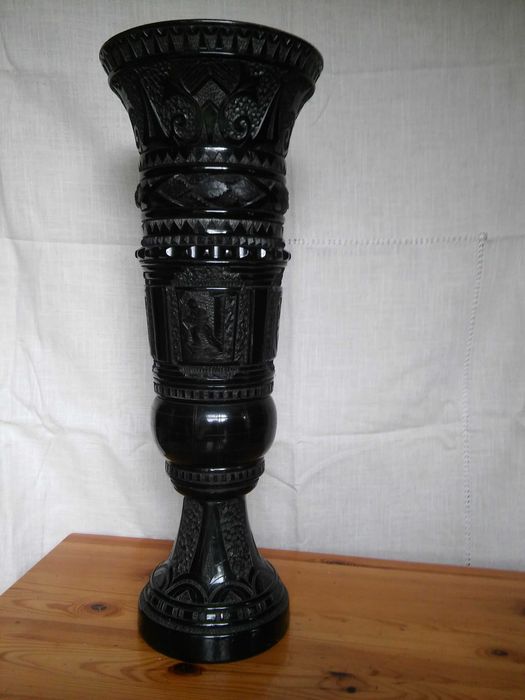 Duży wazon z węgla wysokość 65 cm