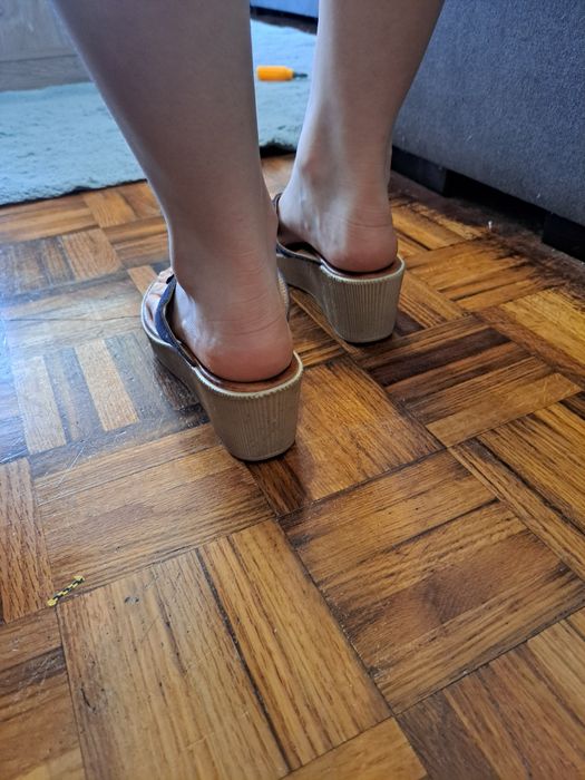 Calçado mulher azul
