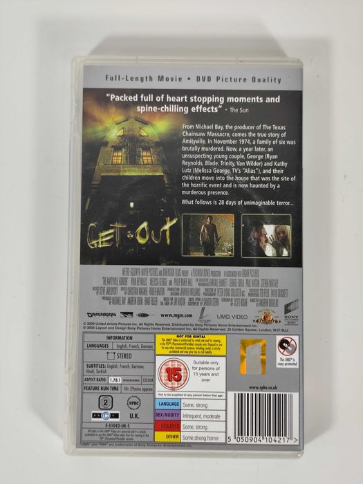 The Amityville Horror - Playstation Portable PSP