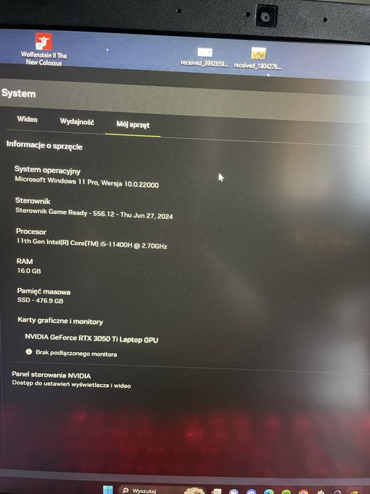 Lapotop acer nitro V