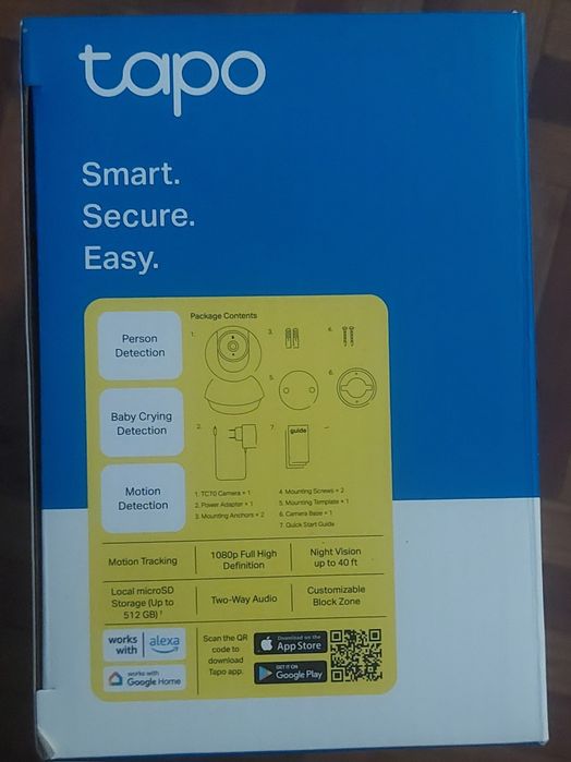 TAPO TC70 wi-fi camera Home Security