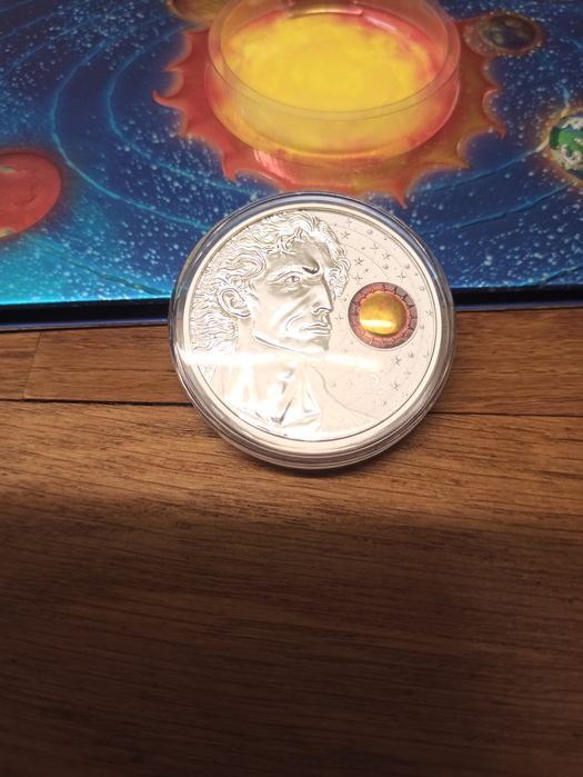 5 euro, 1 uncja srebro, moneta kolekcjonerska Mikołaj Kopernik