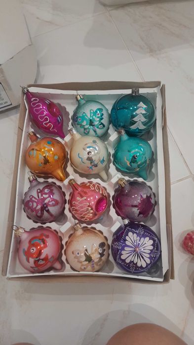 Елочные игрушки на малютку. Новогодние игрушки Ссср пересылаю Зарубеж