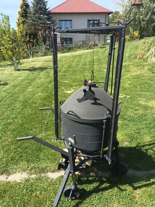 Grill  ozdobny palenisko 2w1, mobilny