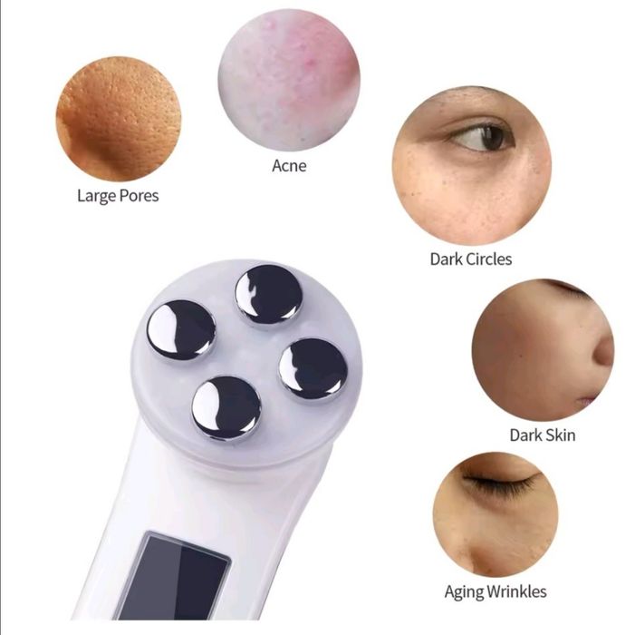 Микротоковый аппарат для лица RF/EMC/ светотерапия