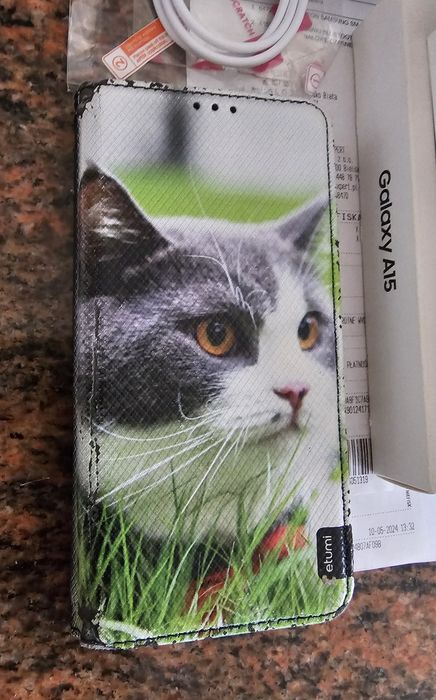 Samsung galaxy a15+oryginalna nowa ładowarka+akcesoria+gratisy