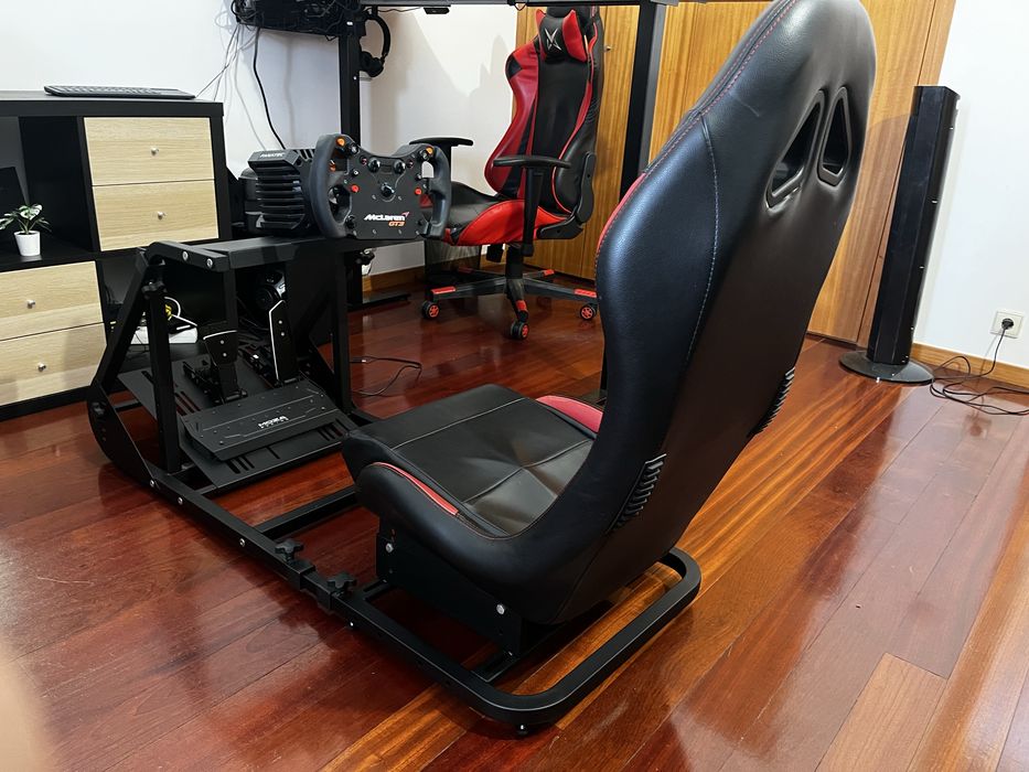 Simrig Cockpit GT Omega ART + Fanatec CSL DD + Volante McLaren GT3 + Pedais Moza SR-P