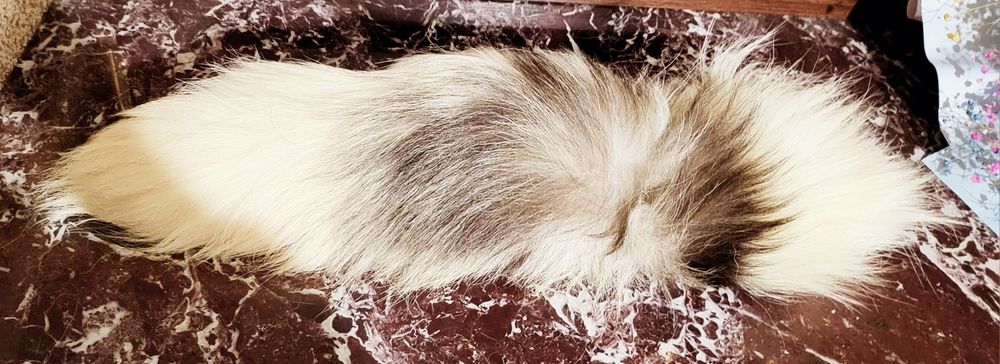 брелки-хвосты и хвосты на шлем и на сумку