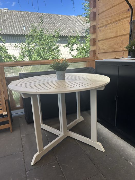 Sprzedam stół BONDHOLMEN  108 cm na balkon taras