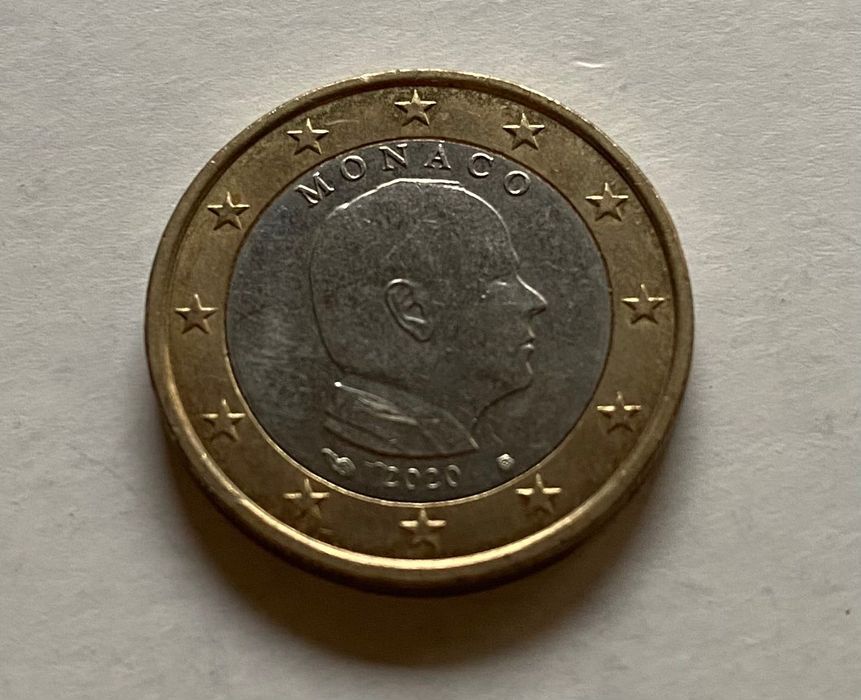 Moeda - 1 Euro / 1€ - Mónaco - 2020