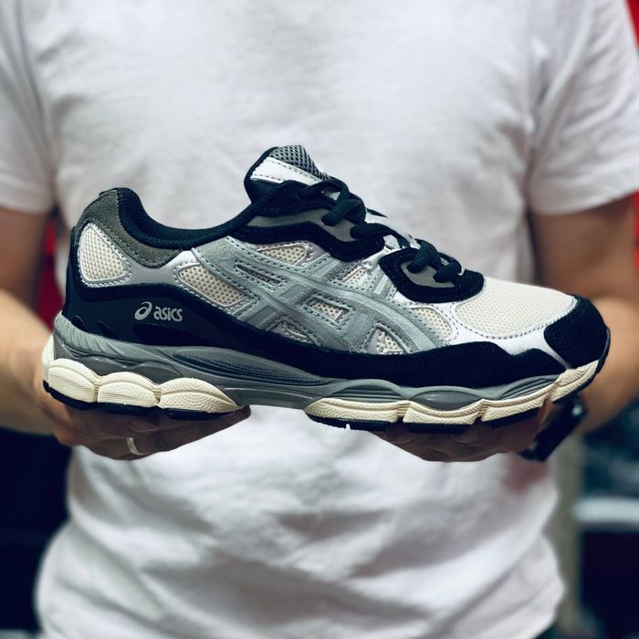 Кросівки Кроссовки Asics Gel-NYC 1090 White Black Grey Серый Чёрный Сірий Чорний Кросовки демісезон