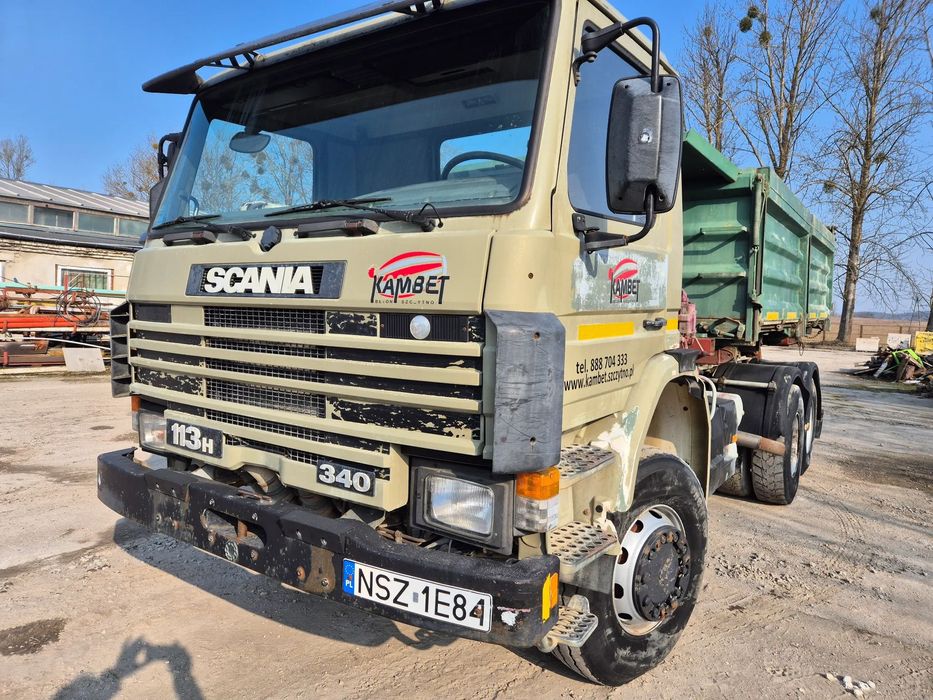 Scania 113  Scania 113H 340 wywrotka 6x6 manual 1989r. kultowy model