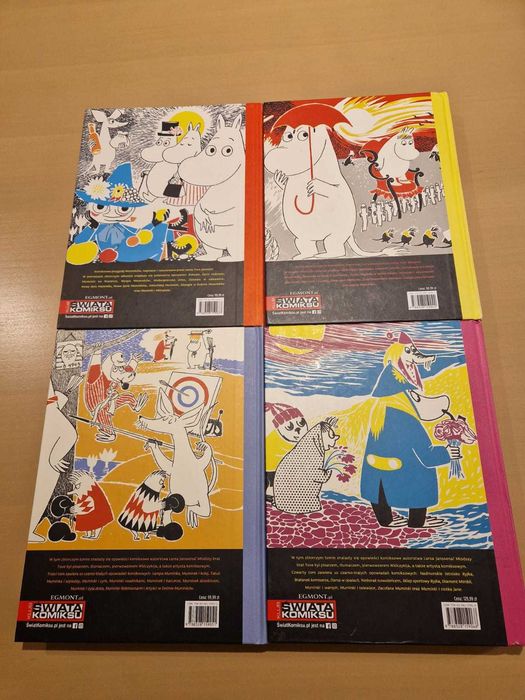 Muminki komiksy tomy 1-2-3-4 Lars Jansson