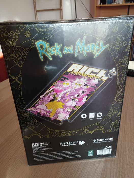 Puzzle Rick and Morty 1000 peças Novo