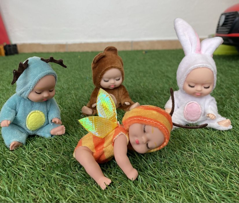Bonecas Bebé Mini Animais