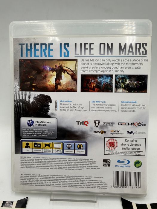 Red Faction Armageddon Ps3 Gwarancja