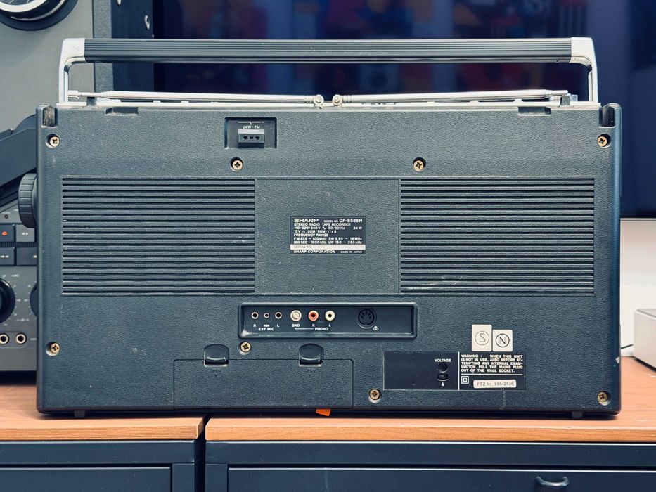 ‼️Sharp GF-8585 — легендарный boombox 80-х с настоящим басом