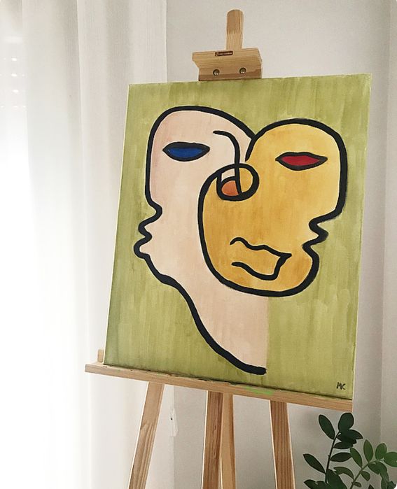 Pintura em quadro original