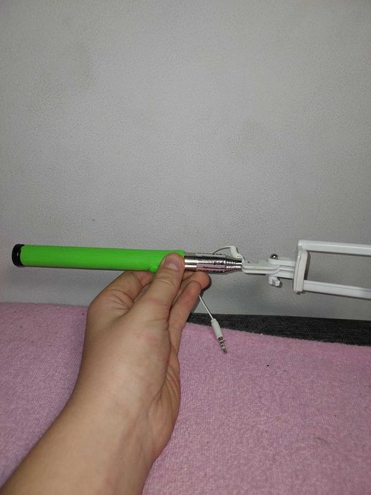 selfie stick zielone