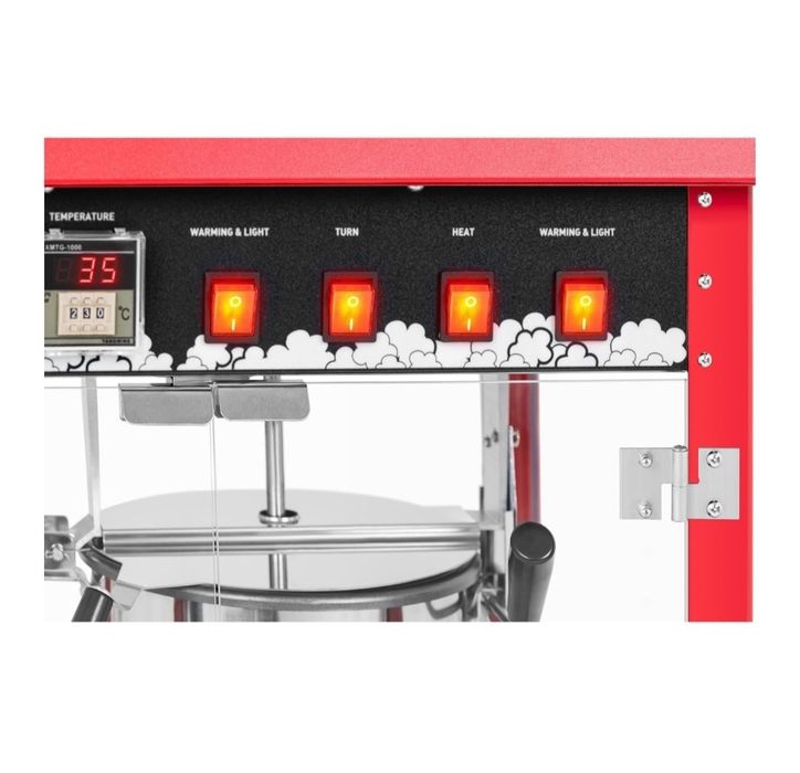 Máquina de Pipoca c/expositor, de 1700 W