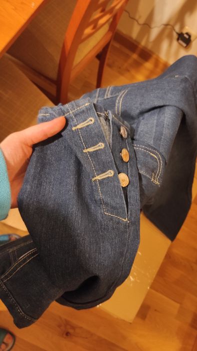 Jeansy z wysokim stanem XL XXL