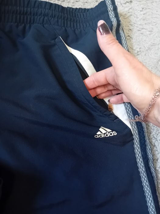 #adidas spodnie granatowe capri