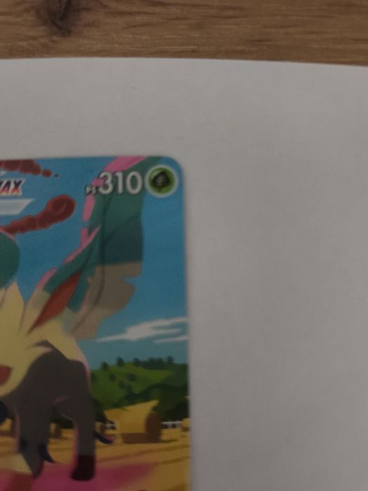 Card leafeon vmax arte alternativa 205/203