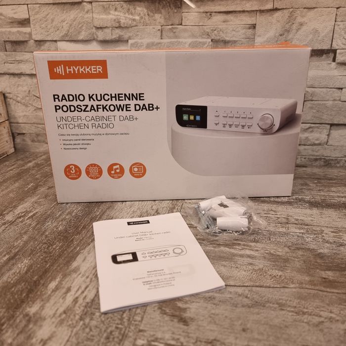 Radio kuchenne podszafkowe FM DAB+ Bluetooth