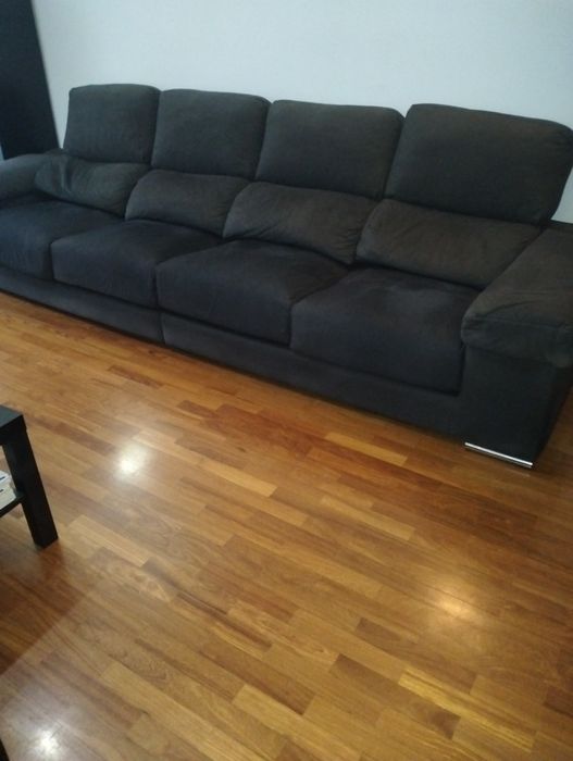 Sofá Preto 3 metros