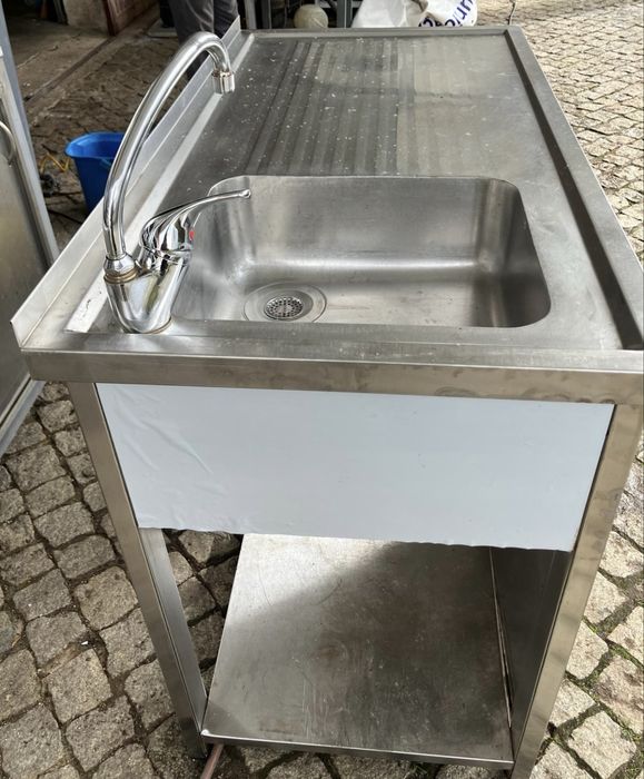Bancada com pia - Industrial