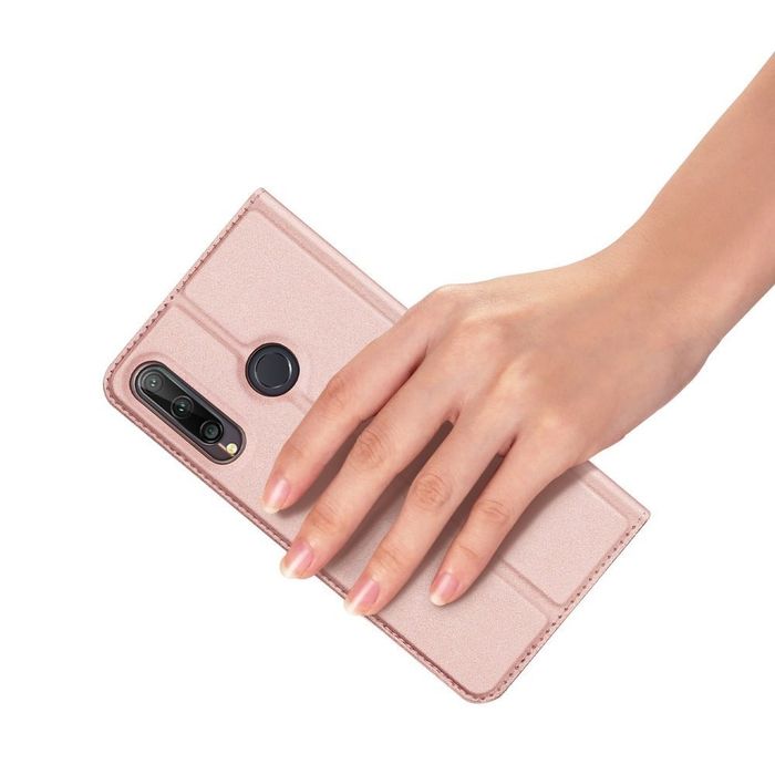 Etui Dux Ducis Skin Pro Z Klapką Do Huawei P40 Lite E Różowy