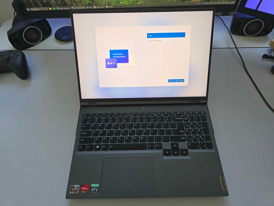Laptop Lenovo Legion 5 Pro 16 (16ACH6H) QHD RTX3060 AMD Ryzen 7 5800H 32GB RAM 512GB SSD Windows 11