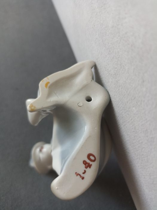 Фарфоровая статуэтка "Клоун Карандаш и собачка Клякса"