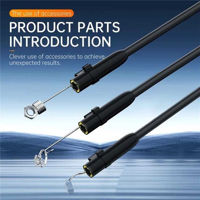 Подарунок чоловіку, баткові. Професійний ендоскоп камера з екраном.