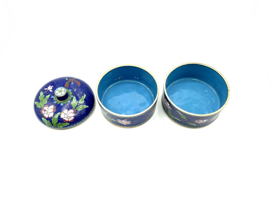 Caixa dupla em cloisonné antiga