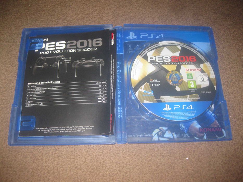 Jogo "PES 2016" para a Playstation 4/Impecável!