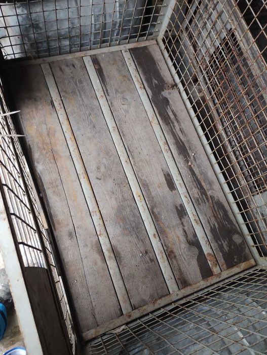 Kosz siatkowy metalowy