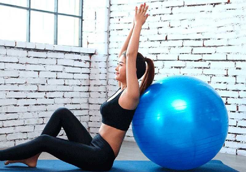 Фітбол 55/65/75/85 см, м’яч для фітнесу, пілатесу, фітнес мяч арахіс