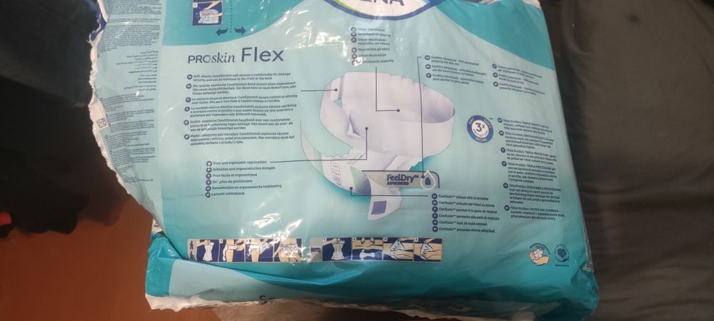 Дорослі підгузники Tena Flex super 7 капель Xl